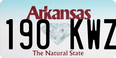 AR license plate 190KWZ