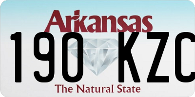 AR license plate 190KZC