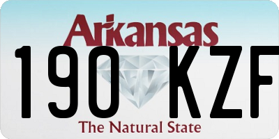 AR license plate 190KZF