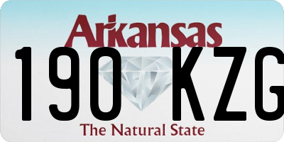 AR license plate 190KZG