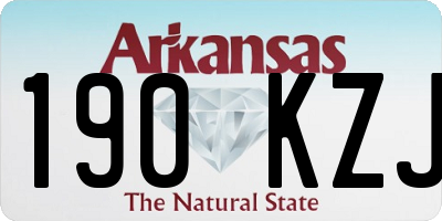 AR license plate 190KZJ