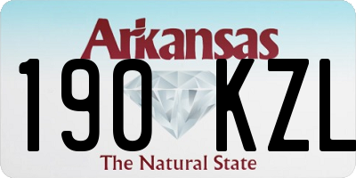 AR license plate 190KZL