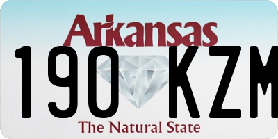 AR license plate 190KZM