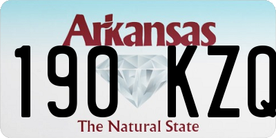 AR license plate 190KZQ