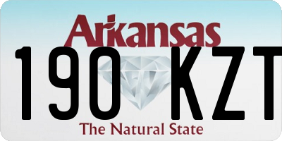 AR license plate 190KZT