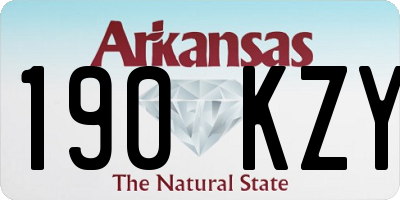AR license plate 190KZY