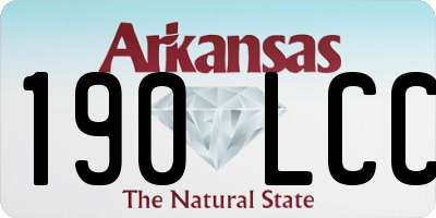 AR license plate 190LCC