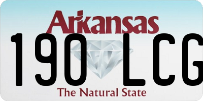 AR license plate 190LCG