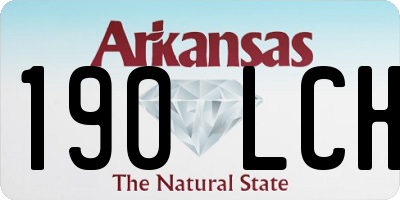 AR license plate 190LCH