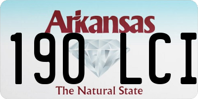 AR license plate 190LCI