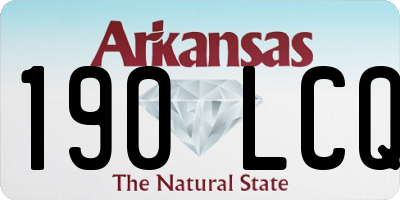 AR license plate 190LCQ