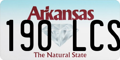 AR license plate 190LCS