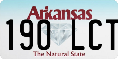 AR license plate 190LCT