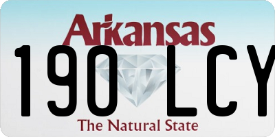 AR license plate 190LCY