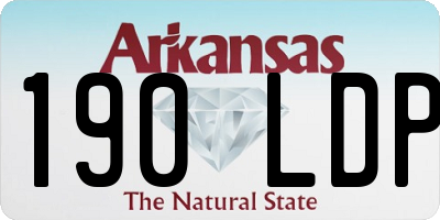 AR license plate 190LDP