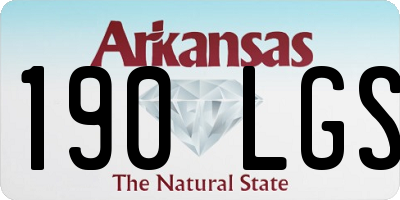 AR license plate 190LGS