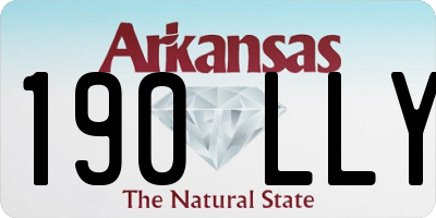 AR license plate 190LLY