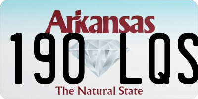 AR license plate 190LQS