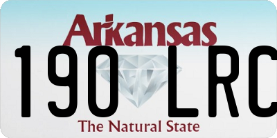 AR license plate 190LRC
