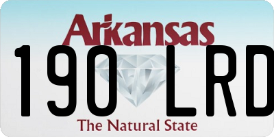 AR license plate 190LRD