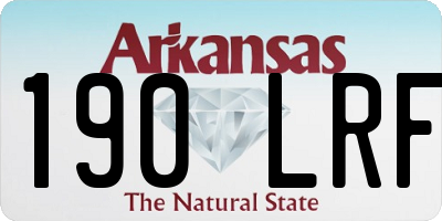 AR license plate 190LRF