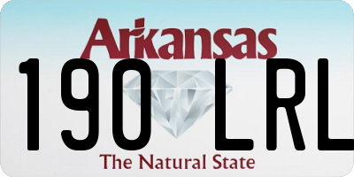 AR license plate 190LRL