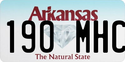 AR license plate 190MHC