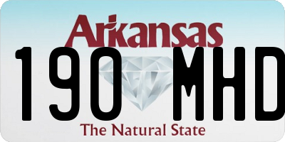 AR license plate 190MHD