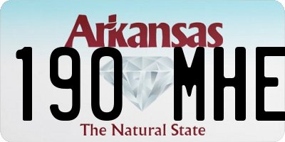 AR license plate 190MHE