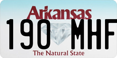 AR license plate 190MHF