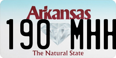 AR license plate 190MHH