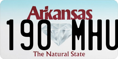 AR license plate 190MHU