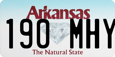 AR license plate 190MHY