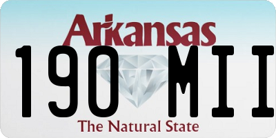 AR license plate 190MII