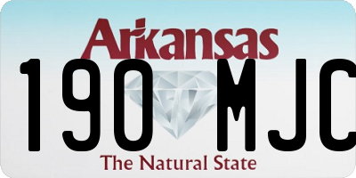 AR license plate 190MJC