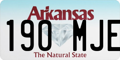 AR license plate 190MJE