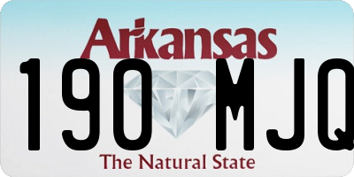 AR license plate 190MJQ