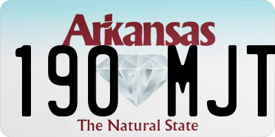 AR license plate 190MJT