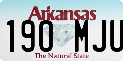 AR license plate 190MJU