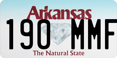 AR license plate 190MMF