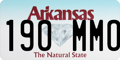 AR license plate 190MMO