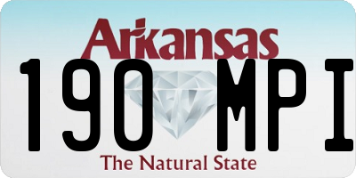 AR license plate 190MPI