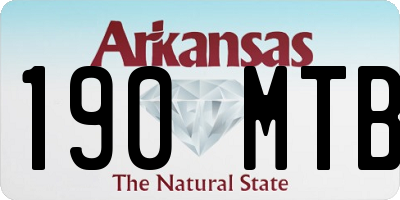 AR license plate 190MTB