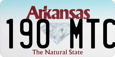AR license plate 190MTC