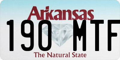 AR license plate 190MTF