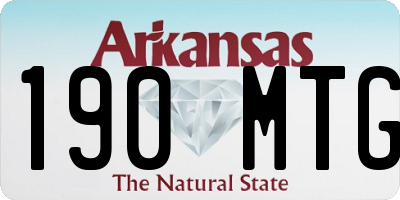 AR license plate 190MTG