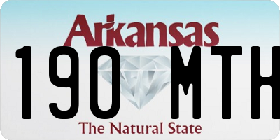 AR license plate 190MTH
