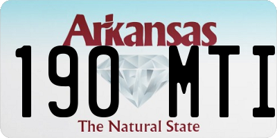 AR license plate 190MTI