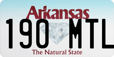 AR license plate 190MTL