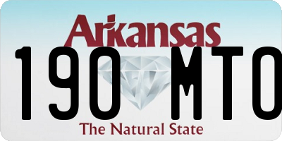 AR license plate 190MTO